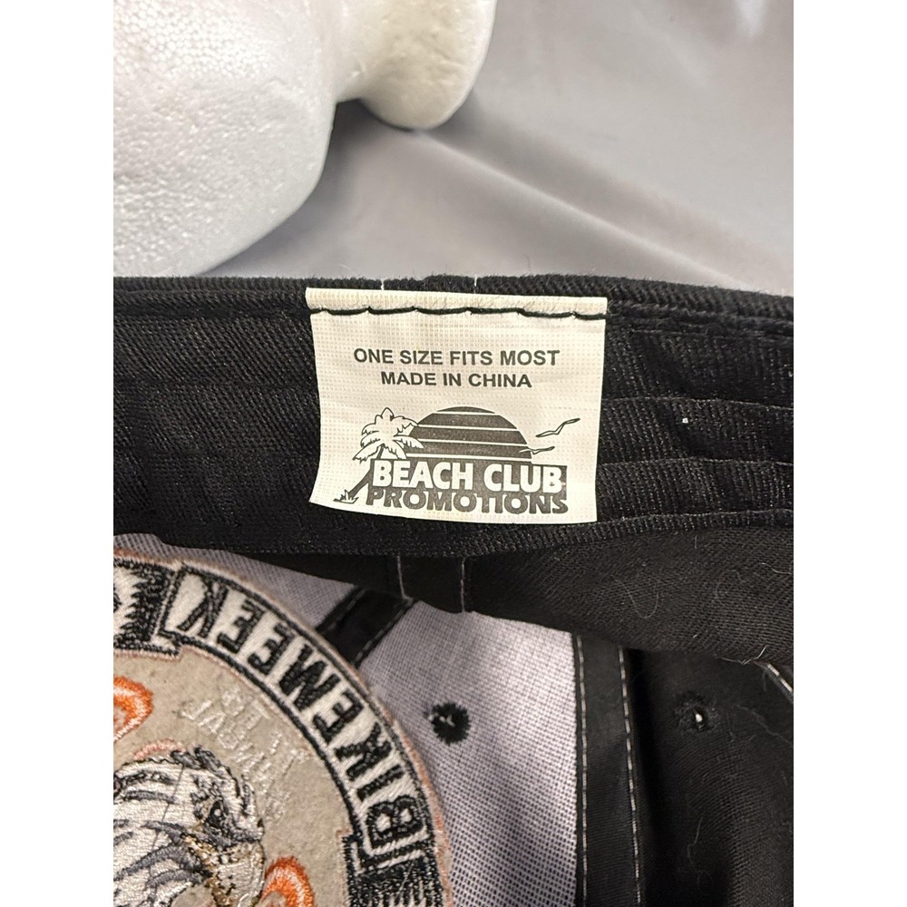 Bike Week Daytona Beach Hat Cap Strap Back Embroidered Eagle 2018 Mens Motorcycl - Picture 5 of 11